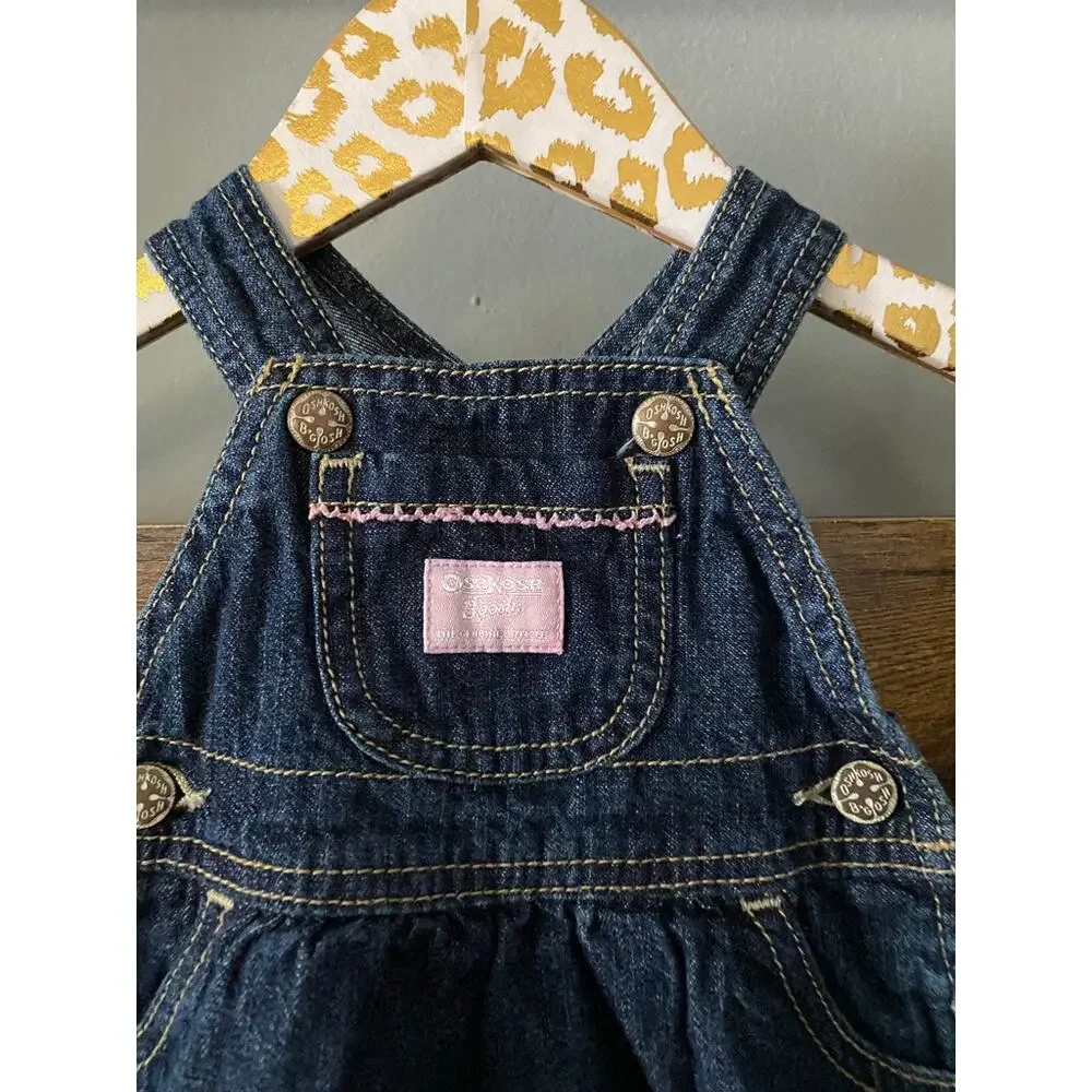 OshKosh Denim Floral Dress | 6 Months
